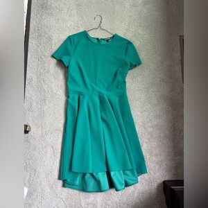 Express Green High Low Dress